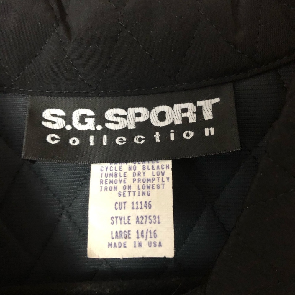 Black Quilted Jacket - image 2